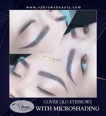 At Vy Brows, we offer the best technique to correct the shape and color of the eyebrows.