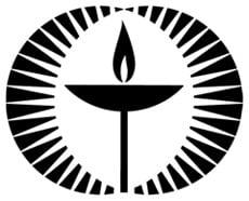 The flaming chalice is a symbol for Unitarian Universalist