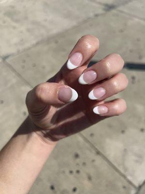 Gel French manicure