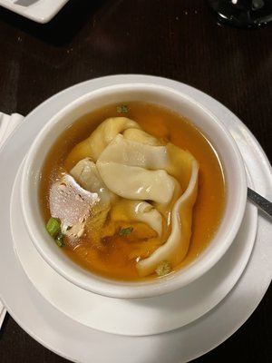 Wonton Soup. Nicely done