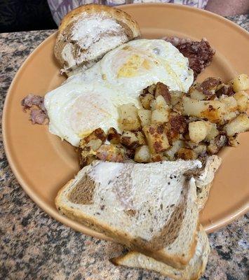 Corned Beef Hash and Eggs