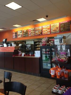 Inside Dunkin Dounts