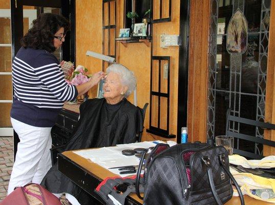 A make-up session can be the highlight of a shoot for a storyteller!