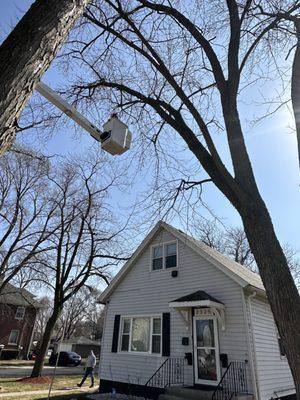 Removal above house