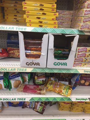 They have Goya items