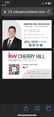 Jeremy Blumenfeld - Keller Williams Cherry Hill