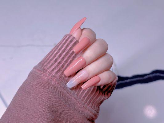 Nails by Luxe. I call it The Lychee