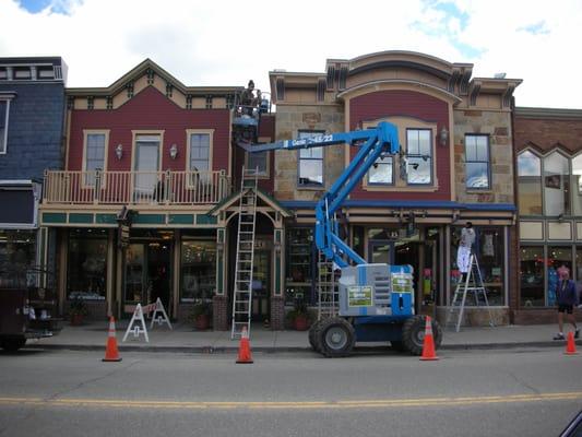 Summit Color is trusted to do excellent work on some of Breckenridge's most iconic buildings.