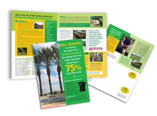 City of Bell Gardens Recycle program brochure