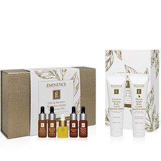 Oils & Serums Signature Series Discovery Set and Age Corrective Day & Night Body Duo.