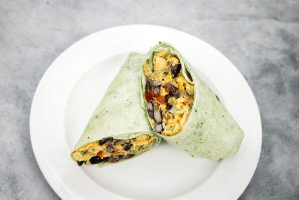 Tofu & Black Bean Wrap