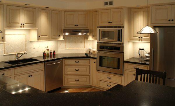 The white cabinets really create a timeless feel