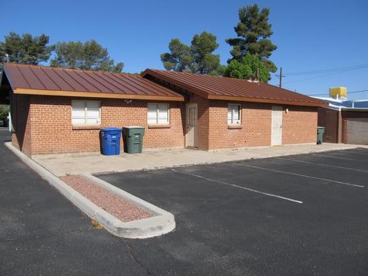 Additional parking at rear of building.