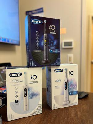 Oral B io toothbrushes, save your money and purchase one in office!