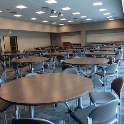 This is our largest conference room, Alpha. It is ideal for large meetings & training sessions. $244/Hour Contact Sandy M. for more info!