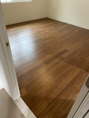 Laminate with one sheet