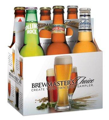 The Brewmaster's Choice Beer Basket is fruit of a partnership with Anheuser-Busch to let you Mix and Match your fav beers.