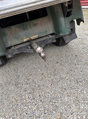 Bent my golf cart tow hitch