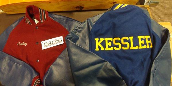 Letterman jacket personalization