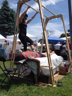 Ashiatsu Oriental Bar Therapy: Branford Festival on the Green 2014!