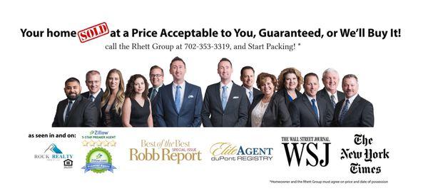 Team Rhett has helped over 5000 Las Vegas families buy or sell their home call today to put their experience to work for You and Your Family