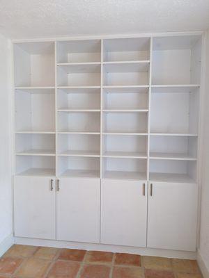 Built-in shelves