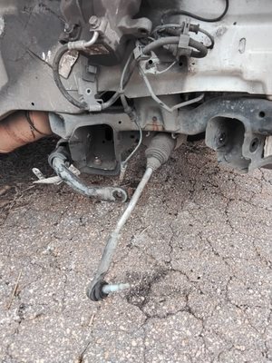 Damaged suspension