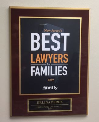 New Jersey Family Magazine, AIFLA or any other accolade listed have not been approved by the Supreme Court of New Jersey.