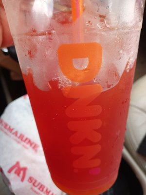 Blood Orange Dunkin' Refresher