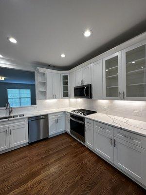 John's Creek - Ga, Kitchen remodel include layout upgrade.