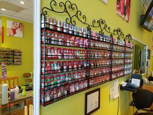 We have many beautiful gel colors to choose from!