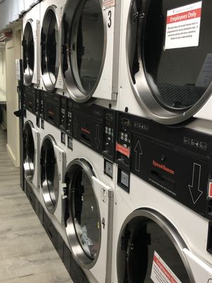 Our own dryers in our Laundromat