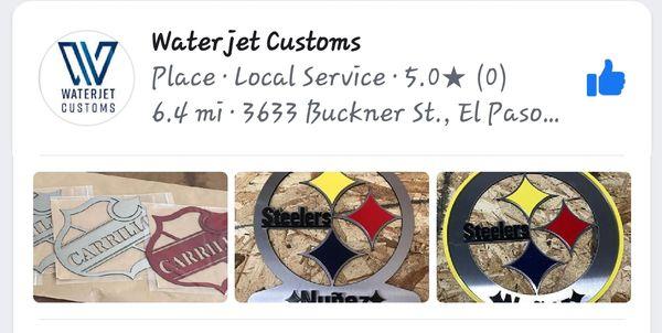 Waterjet Customs