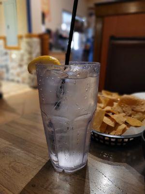 Giant glass of h2o