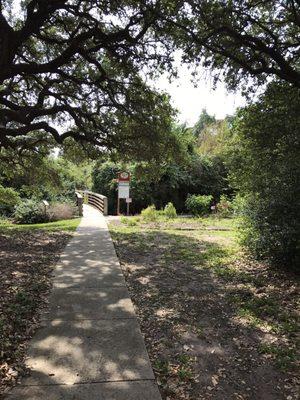 View of the walkway