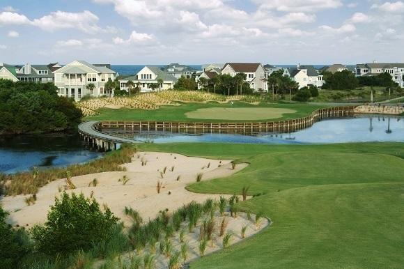 A game of golf on Bald Head Island