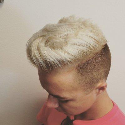 Mens blonding