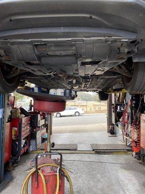 oil and filter change