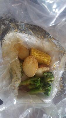 Steamed fish bag