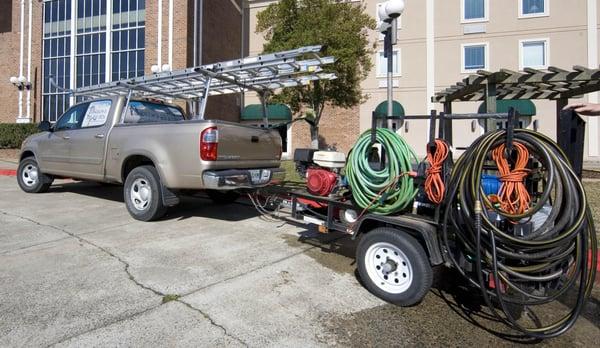 Here's the Rig.  Andrew's Window Cleaning LLC - Fort Mill, SC.