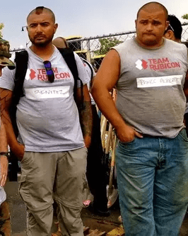 TR  volunteers show up looking like a group of escaped mental patients with matching t-shirts.