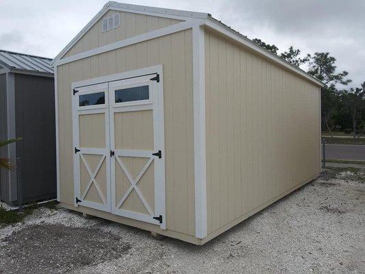 10X20 GARDEN SHED  WITH CRAFTSMAN DOORS  1 MONTH DOWN ON 10X20S