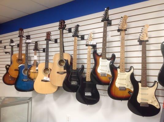 We buy and sell musical instruments.