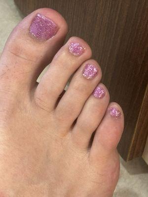 Pretty pink toes