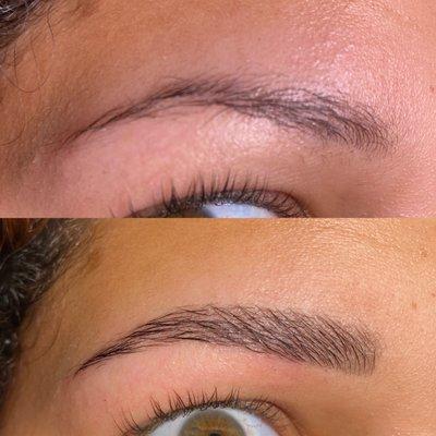 Brow tint & wax!