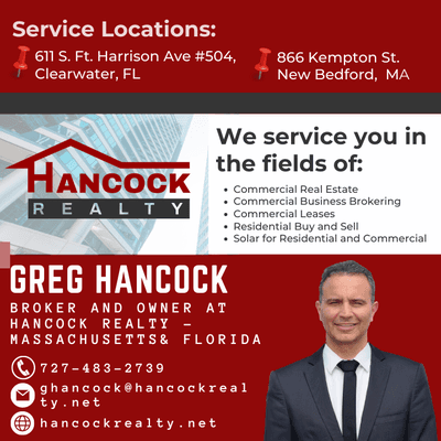 We service you in the fields: Commercial Real Estate, Commercial Business Brokering, Commercial Leases, Residential Buy and Sell and more!