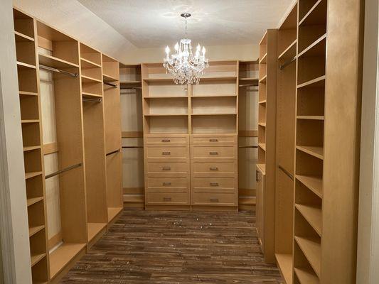 Beautiful Walk-In Closet for a valued client in Ormond Beach, FL