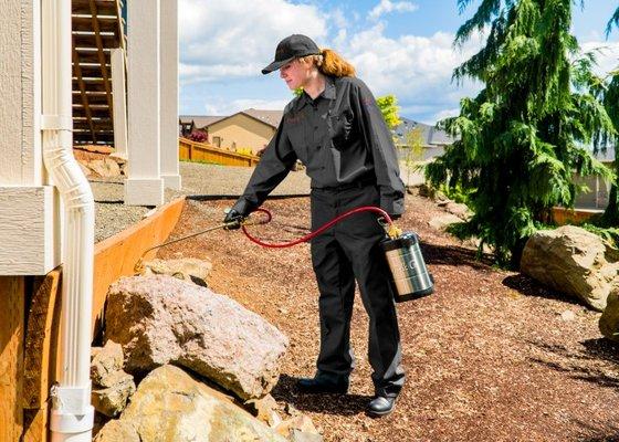 PrestoX’s exterior pest treatments create an invisible barrier around your home, keeping pests outside where they belong.