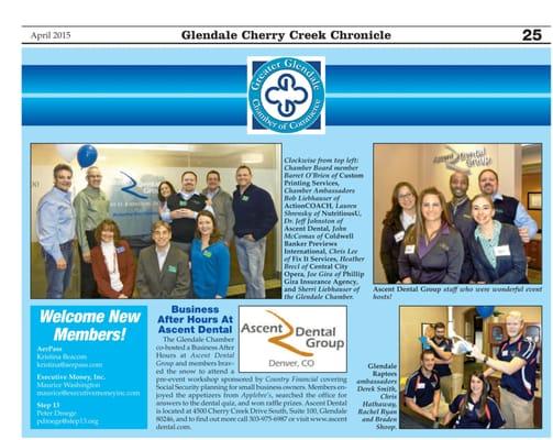 Write up about our Business After Hours event hosted by the Glendale Chamber of Commerce