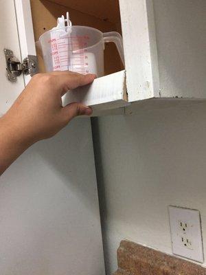 Broken cabinet